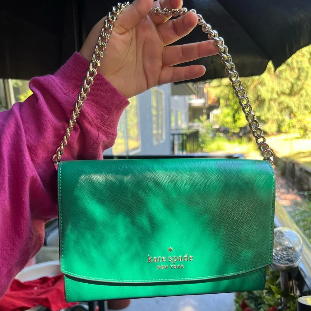 Kate Spade Green shoulder + crossbody bag - Picture 4 of 5